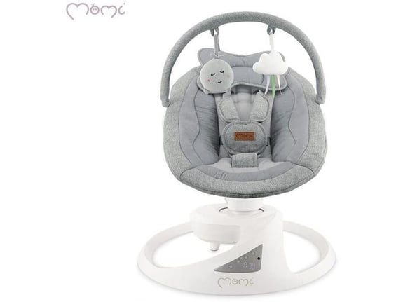 MOMI otroški gugalnik 2v1 Pearl,siva