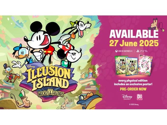 DISNEY INTERACTIVE Disney Illusion Island Starring Mickey & Friends + Keeper Up + Mystery + Monoth + C.A.S.H. DLC, Blu-ray
