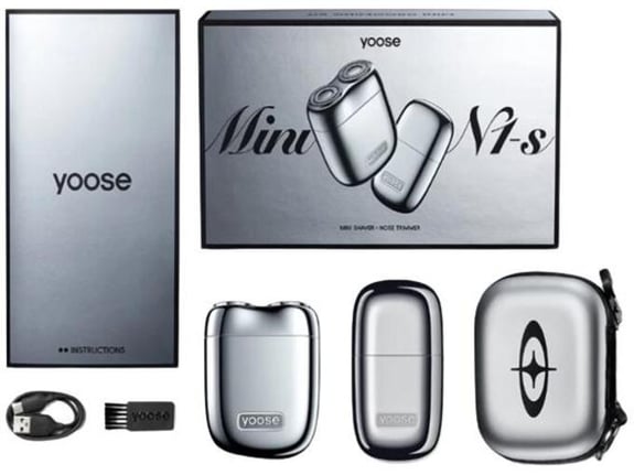 YOOSE brivnik Mini 2.0, komplet srebrn