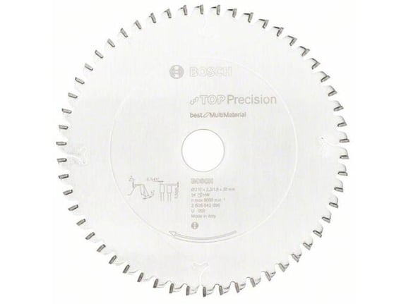 BOSCH PROFESSIONAL list za krožno žago multi material, 210 mm, 54 zob, 2608642096