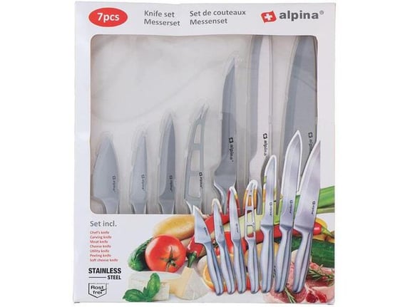 ALPINA set nožev, 7 kos