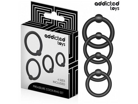 ADDICTED TOYS COCK Komplet Erekcijskih ObroČkov Addicted Toys Iii