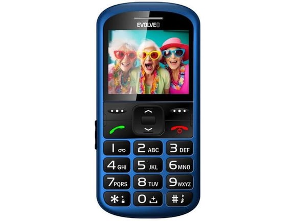 Evolveo GSM aparat Easyphone XS - Modre barve