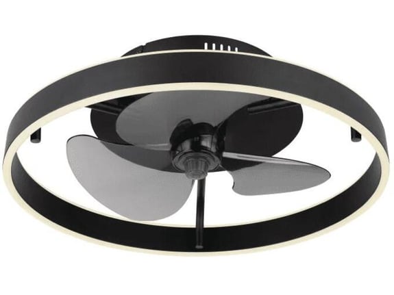 Globo-Lighting stropni ventilator z LED svetilko 40W CCT