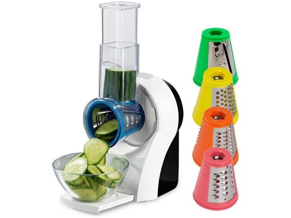 ESPERANZA multifunkcijski kuhinjski rezalnik - strgalnik Caprese, 150W, 5 nastavkov