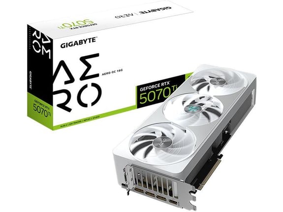 GIGABYTE grafična kartica GeForce RTX 5070 Ti AERO OC 16GB GDDR7, GV-N507TAERO OC-16GD