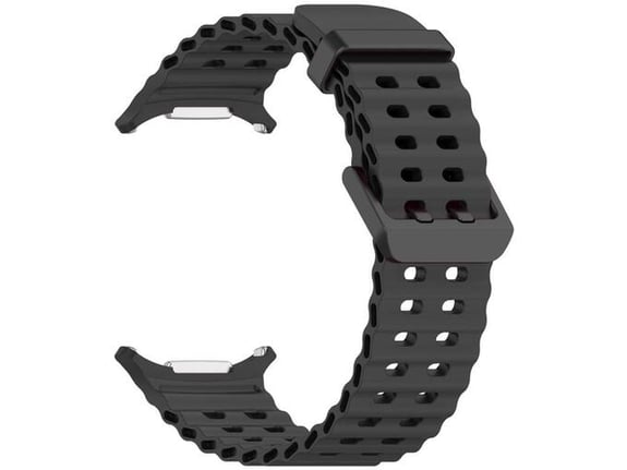 CHAMELEON silikonski pasček za Samsung Galaxy Watch Ultra, črna