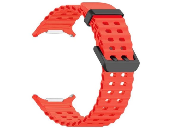 CHAMELEON silikonski pasček za Samsung Galaxy Watch Ultra, rdeča