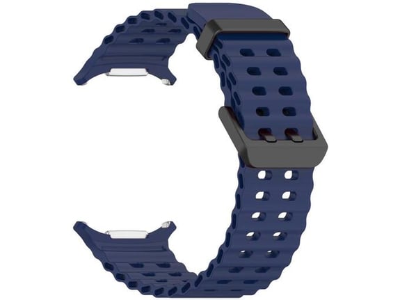 CHAMELEON silikonski pasček za Samsung Galaxy Watch Ultra, temno modra