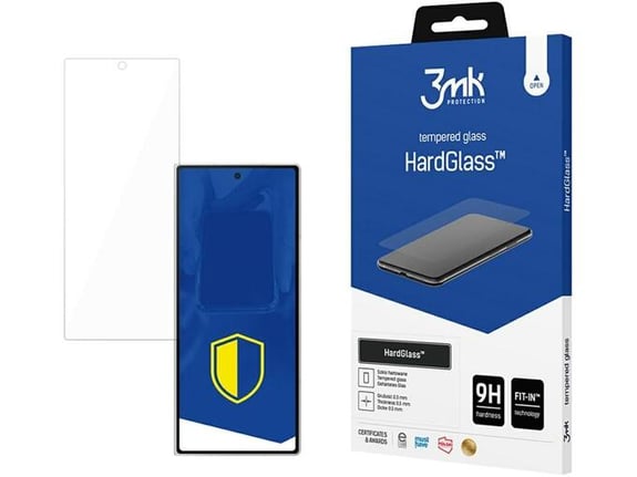 3MK zaščitno steklo Hard Glass za Samsung Galaxy Z Fold7 (zunanji ekran) - Full screen / Full glue