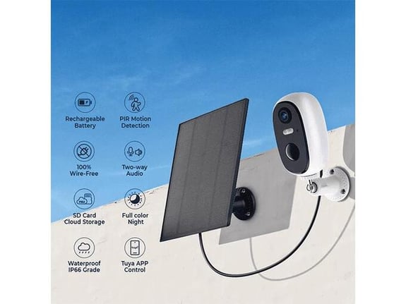Elmark Wi-Fi SMART solarna kamera 1080P IP66 Tuya