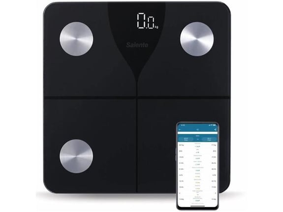 Evolveo Salente SlimFit pametna tehtnica črne barve