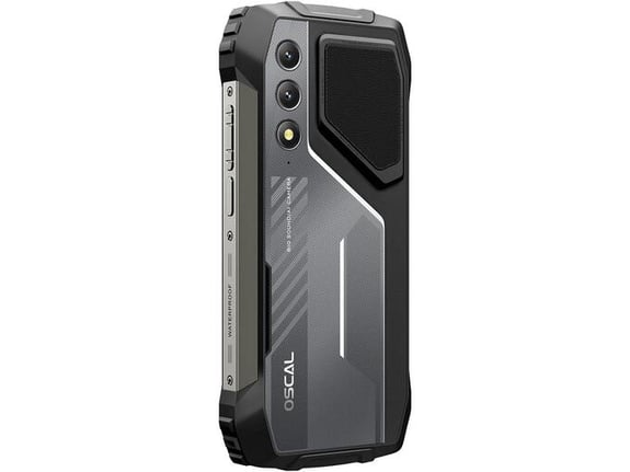 OSCAL pametni robustni telefon PILOT 1, 6GB + 256GB, črna