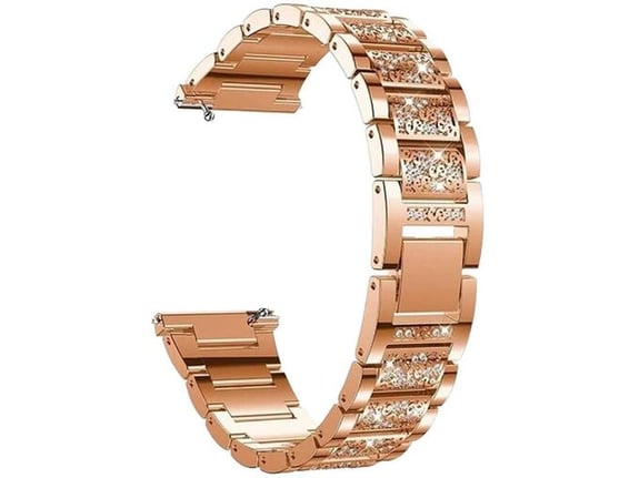 CHAMELEON kovinski pasček za pametno uro, 18mm, roza-zlata