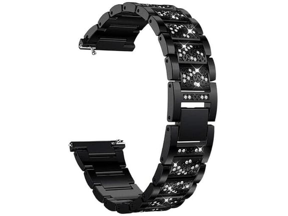 CHAMELEON kovinski pasček za pametno uro, 18mm, črna