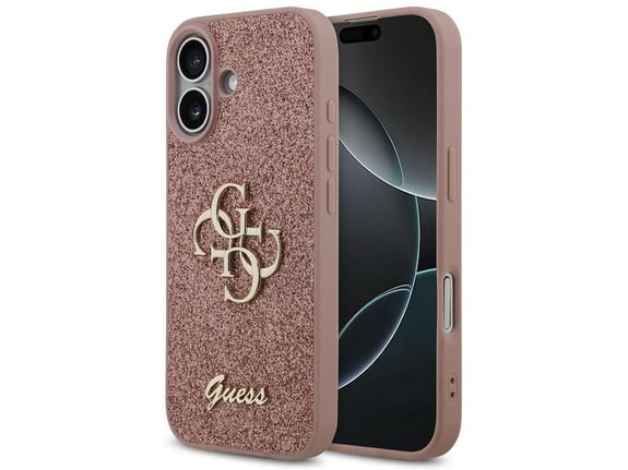 GUESS silikonski ovitek za iPhone 17, roza, GUHCP17SHG4SGP