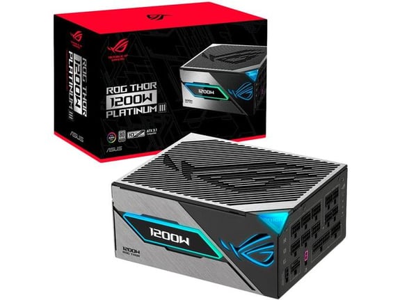 ASUS napajalnik modularni ROG Thor III ATX, 1200 W, 90YE00V2-B0NA00