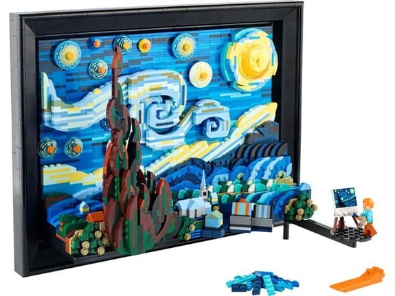 LEGO 21333 Ideas: Vincent van Gogh - Zvezdna noč