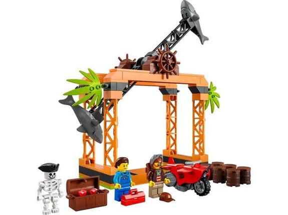 LEGO 60342 City: Kaskaderski izziv Napad morskega psa
