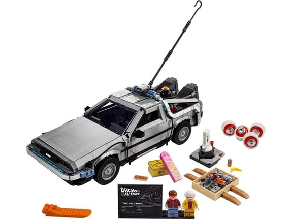 LEGO 10300 Icons: DeLorean DMC-12 Back to the Future Time avtomobil