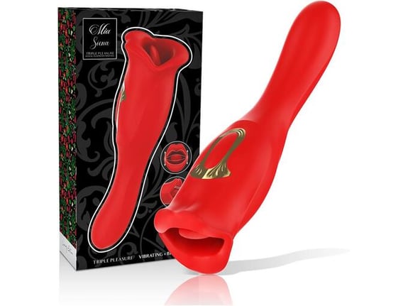 MIA Klitoralni Stimulator Siena Triple Pleasure Red