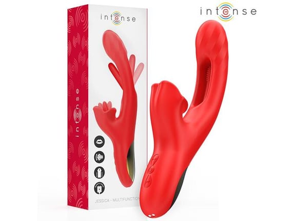 INTENSE Vibrator Rabbit Jessica Multifunction Red