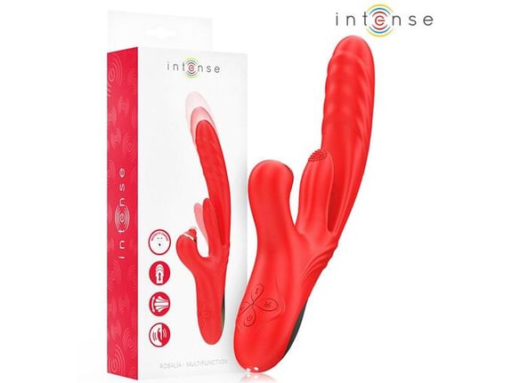 INTENSE Vibrator Rabbit Rosalia 3 In 1 Red