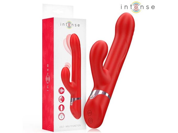 INTENSE Vibrator Rabbit Lele Rotating & Oscillating Red