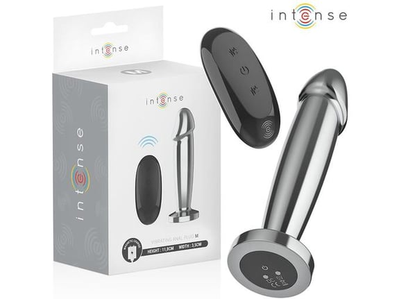 INTENSE Vibracijski Analni Čep Metal I Medium