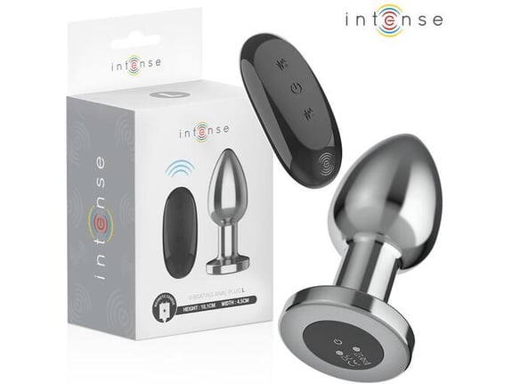 INTENSE Vibracijski Analni Čep Metal Large