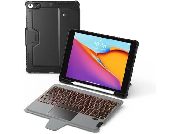 NILLKIN Case Bumper s tipkovnico za Apple iPad Air 11 (2025/24), iPad Air 10,9 2020 / Air 4/5, iPad Pro 11 2020/21/22 - črn