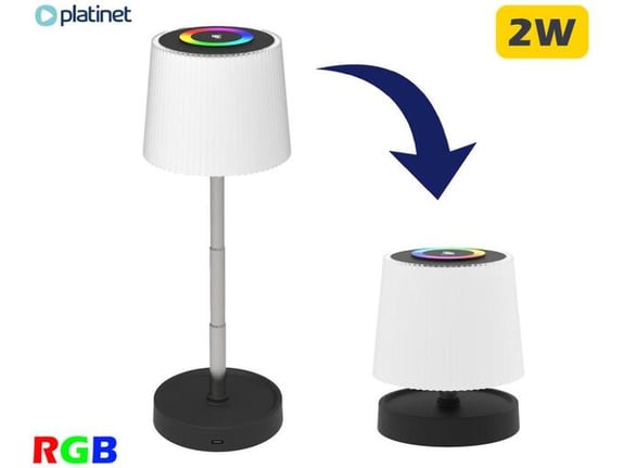 PLATINET namizna svetilka LED brezžična RGB PTL45RGB WAVY