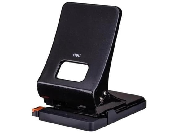 DELI luknjač, 45 listni, črna