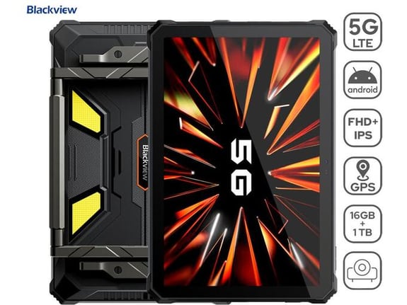 BLACKVIEW robustni tablični računalnik Active 12 Pro, 16+1024GB, 11", 5G, črna