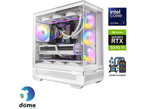 ANNI gaming namizni računalnik Gamer Elite 7 265KF/64GB/2TB SSD/RTX 5070 Ti