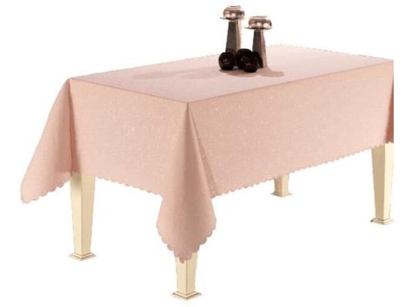 PRIRESA namizni Prt GOFRE ROZA, 140 x 180 cm