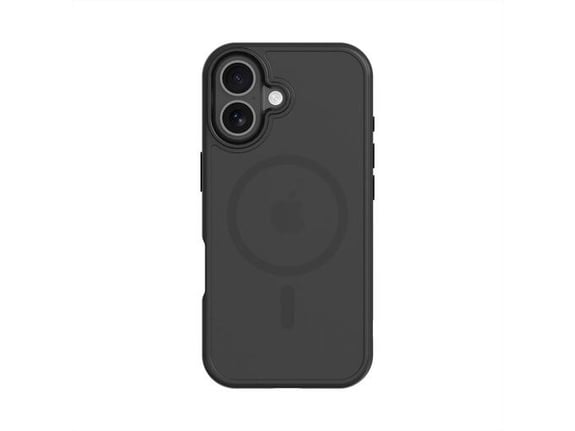 TACTICAL silikonski ovitek MagForce za iPhone 17, prozorno črna