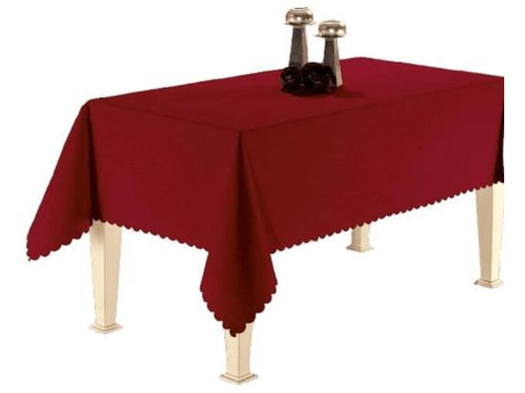 PRIRESA namizni Prt GOFRE BORDO, 140 x 180 cm