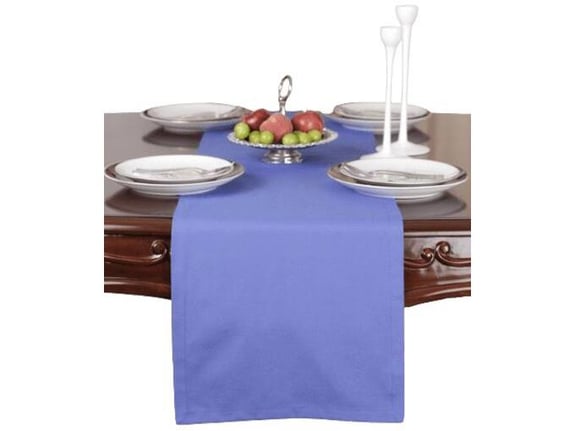 PRIRESA namizni Tekač PLAIN MODRA, 40 x 170 cm