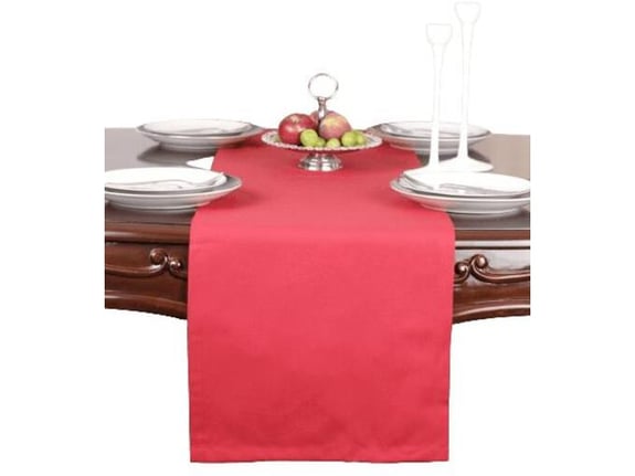 PRIRESA namizni Tekač PLAIN RDEČA, 40 x 170 cm