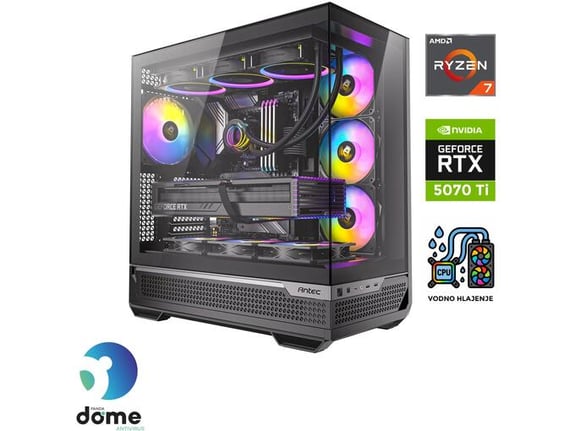 ANNI gaming namizni računalnik Gamer Elite R7 7800X3D/Ryzen 7 7800X3D/64GB/2TB SSD/RTX 5070 Ti