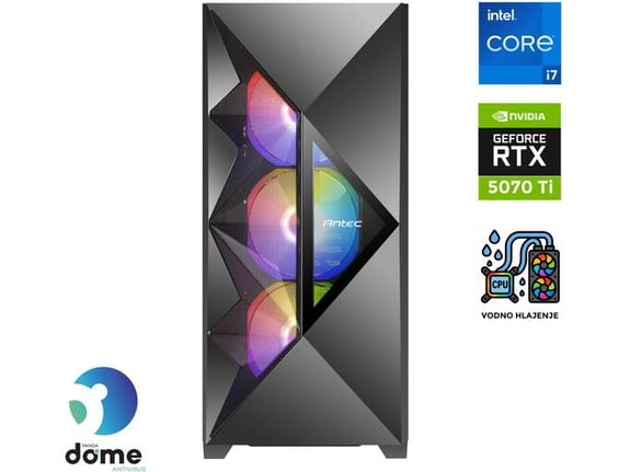 ANNI gaming namizni računalnik Gamer Extreme i7-14700F/32GB/2TB SSD/RTX 5070 Ti