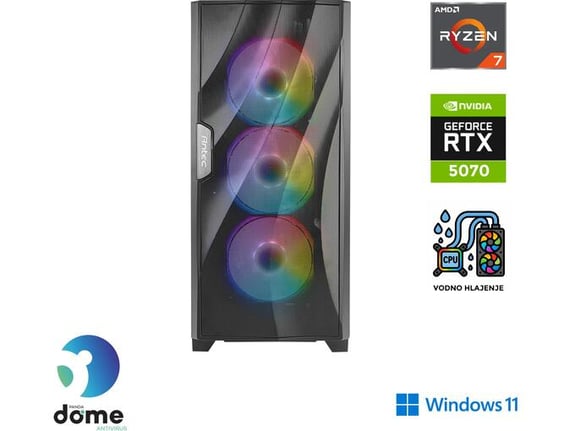 ANNI gaming namizni računalnik Gamer Extreme R7 Ryzen 7 7700X/32GB/2TB SSD/Windows 11 Home/RTX 5070