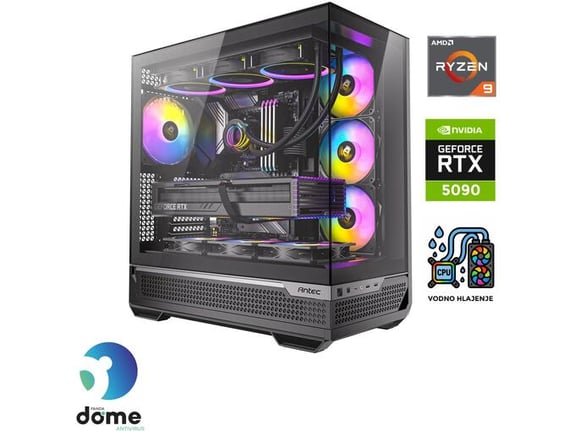 ANNI gaming namizni računalnik Gamer Elite Ryzen 9 7950X3D/128GB/4TB SSD/RTX 5090