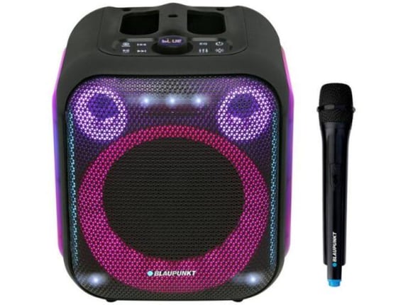 BLAUPUNKT karaoke zvočnik z mikrofonom PB6LED