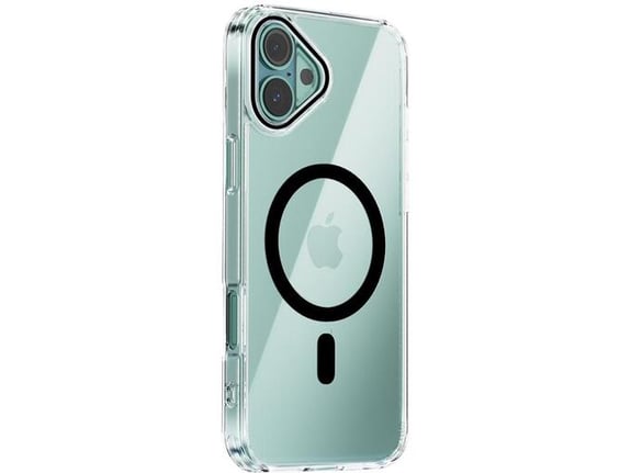 CHAMELEON ovitek za gumiran TPU Magnetic MagSafe Apple iPhone 16, črn