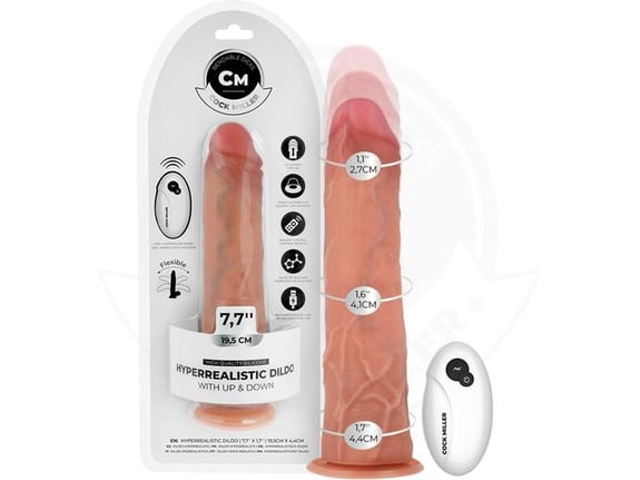 COCK MILLER Vibracijski Penis Hyper Realistic 19,5 Cm