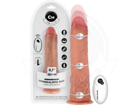 COCK MILLER Vibracijski Penis Hyper Realistic 20,5 Cm