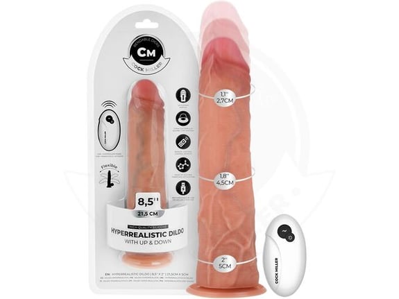 COCK MILLER Vibracijski Penis Hyper Realistic 21,5 Cm
