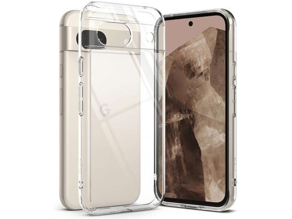 ONASI silikonski ovitek za Google Pixel 9/9 Pro, prozorna